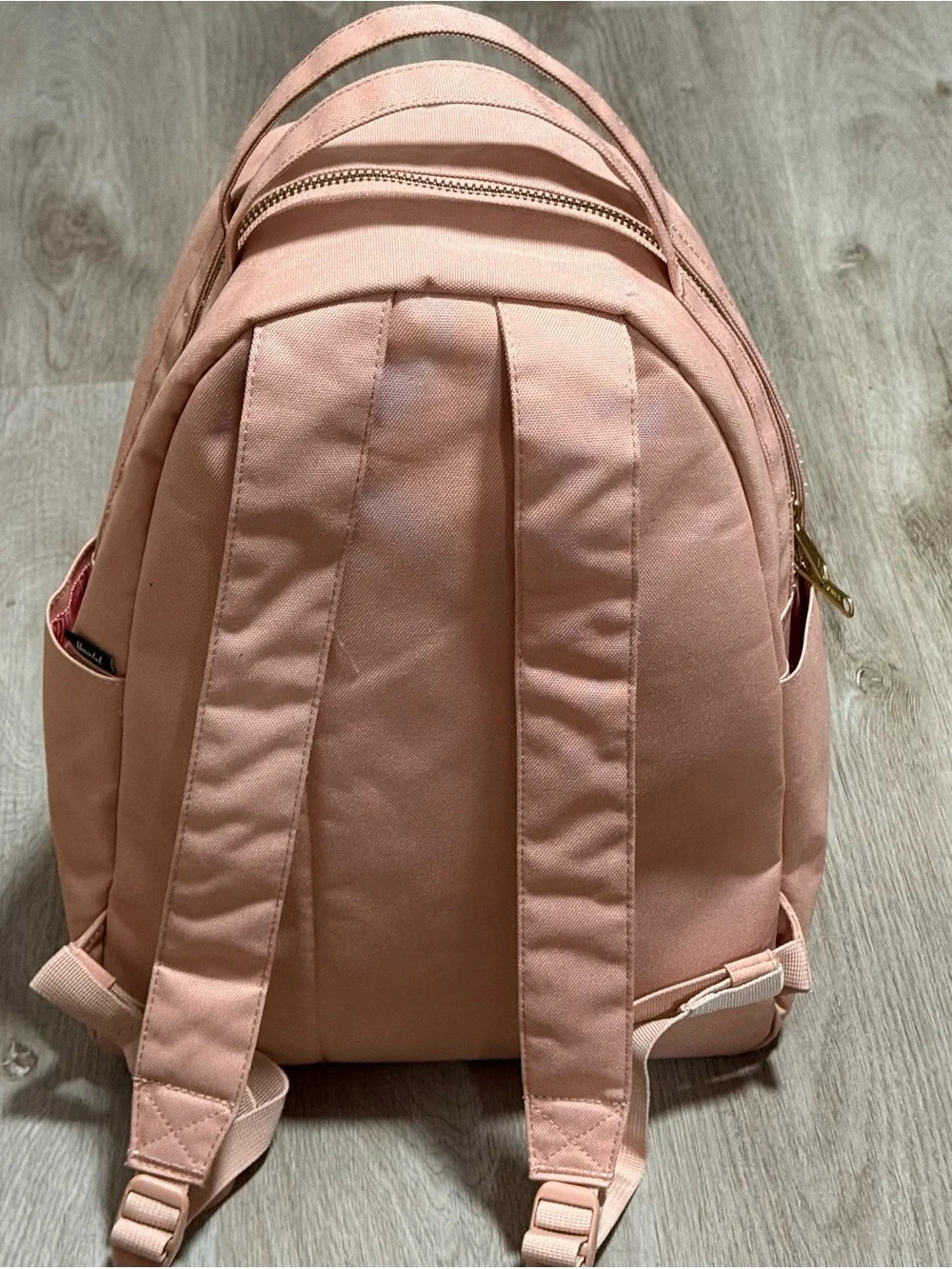Herschel Supply Backpack Bag School Gym Ash Rose Pink Stripe Interior